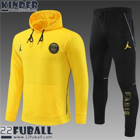 Sweatshirt PSG GELB Kinder 23 24 TK590