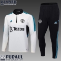 Trainingsanzug Manchester United Weiss Kinder 23 24 TK595