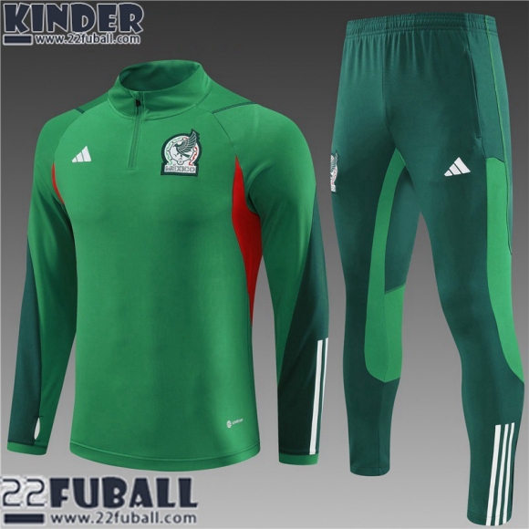 Trainingsanzug Mexiko Grün Kinder 23 24 TK599