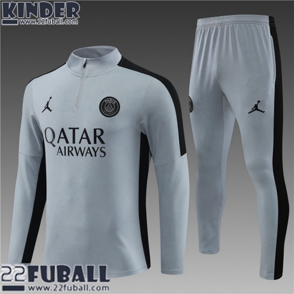 Trainingsanzug PSG grau Kinder 23 24 TK604