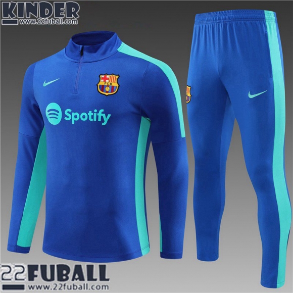 Trainingsanzug Barcelona Blau Kinder 23 24 TK610