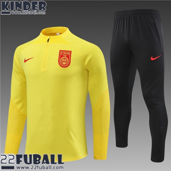 Trainingsanzug China GELB Kinder 23 24 TK614