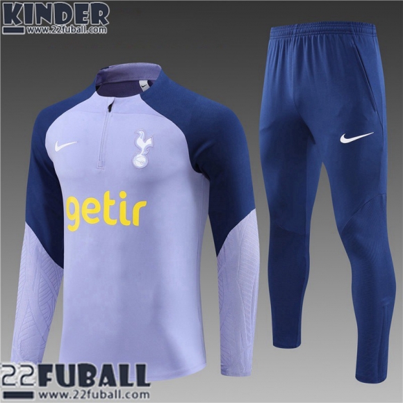 Trainingsanzug Tottenham Hotspur Lila Kinder 23 24 TK620