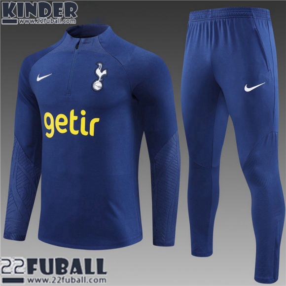 Trainingsanzug Tottenham Hotspur Blau Kinder 23 24 TK621