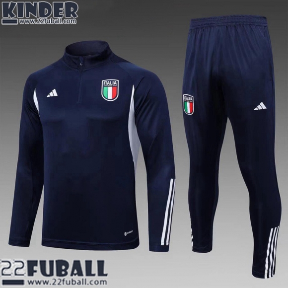 Trainingsanzug Italien Navy blau Kinder 23 24 TK625