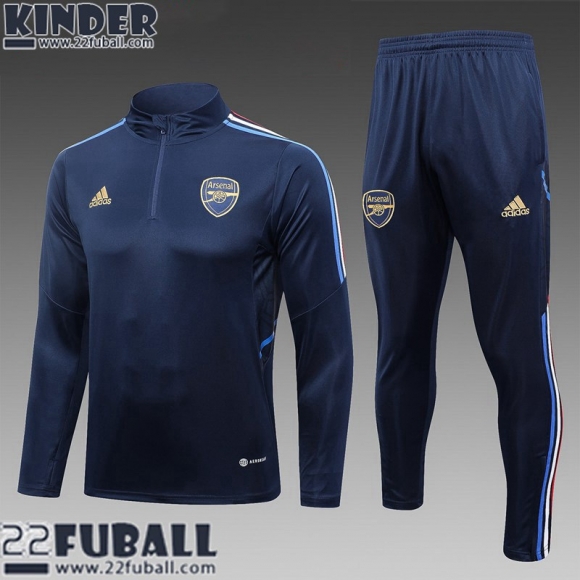 Trainingsanzug Arsenal Blau Kinder 23 24 TK627