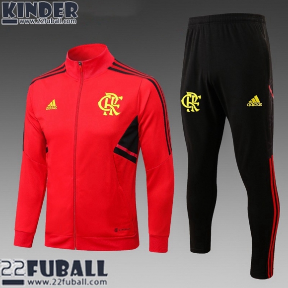 Jacke Flamengo Rot Kinder 23 24 TK629