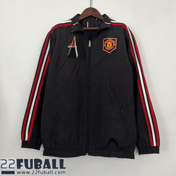 Windjacke Manchester United Schwarz Herren 23 24 WK276