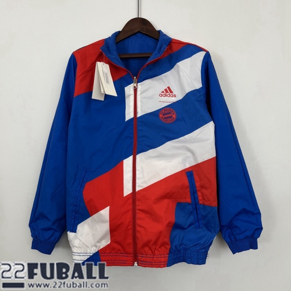 Windjacke Bayern Munchen blau Weiß Rot Herren 23 24 WK279