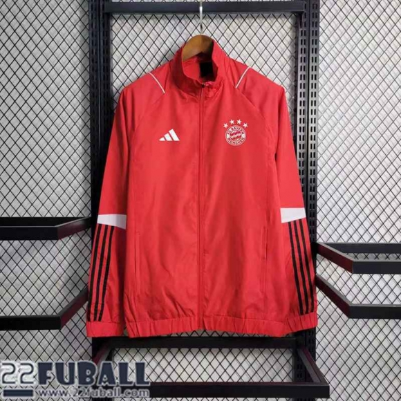 Windjacke Bayern Munchen Rot Herren 23 24 WK315