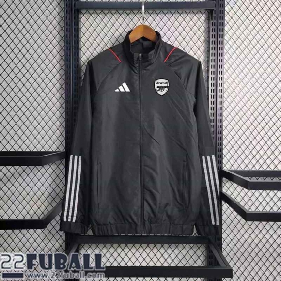 Windjacke Arsenal Schwarz Herren 23 24 WK323