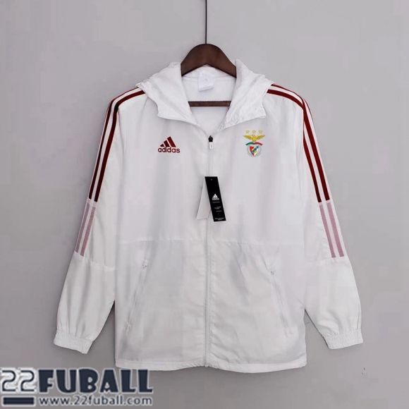 Windjacke Benfica Weiss Herren 23 24 WK369