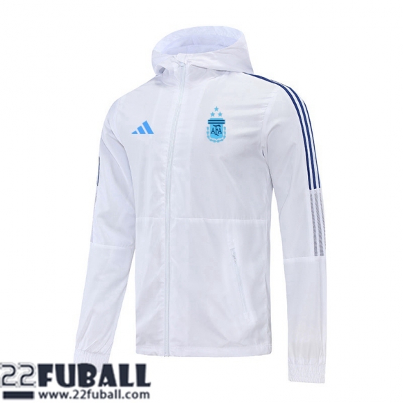 Windjacke Argentinien Weiss Herren 23 24 WK373