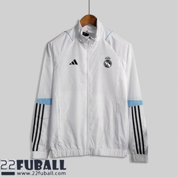 Windjacke Real Madrid Weiss Herren 23 24 WK380