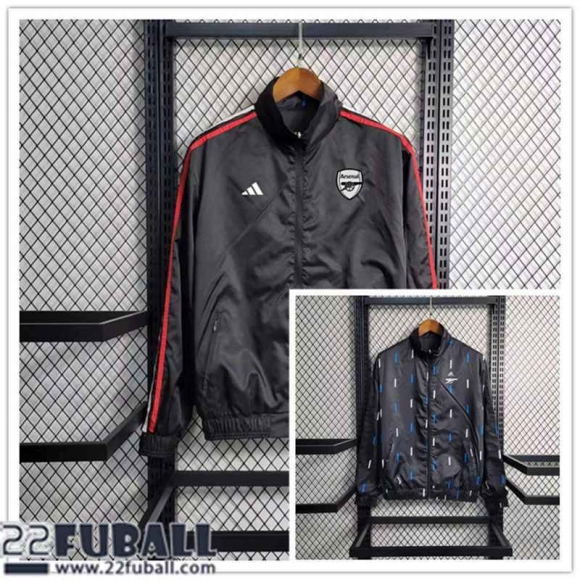 Windjacke Arsenal dunkelgrau Herren 23 24 WK435