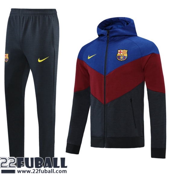 Sweatjacke Kapuzen Barcelona Dunkelblau Herren 21 22 JK110