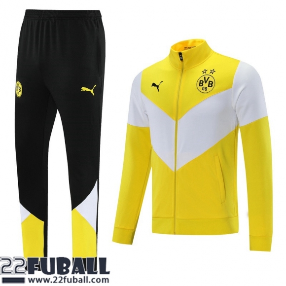 Sweatjacke Dortmund BVB Gelb Herren 21 22 JK129