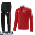 Sweatjacke Sao Paulo rot Herren 21 22 JK133