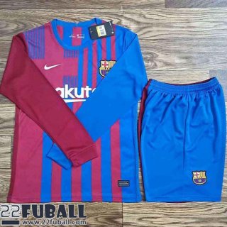 Fussball Trikots Barcelona Heimtrikot Langarm Herren 21 22