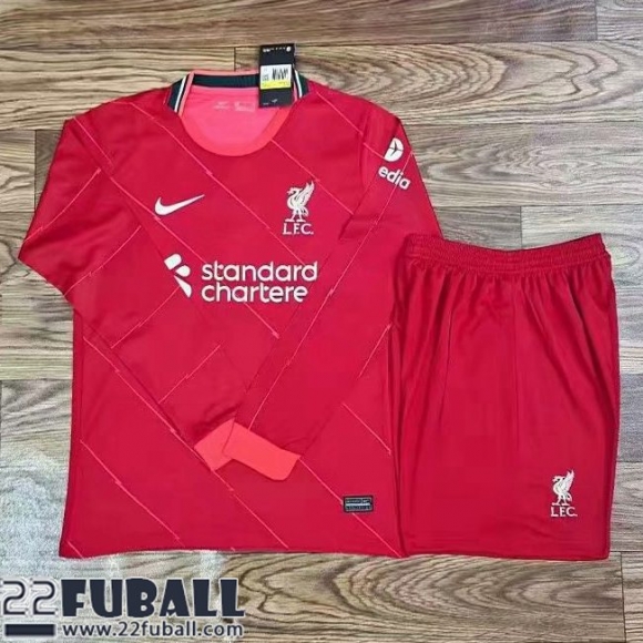 Fussball Trikots Liverpool Heimtrikot Langarm Herren 21 22