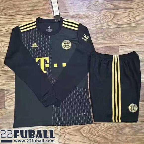 Fussball Trikots Bayern Munchen Ausweichtrikot Langarm Herren 21 22