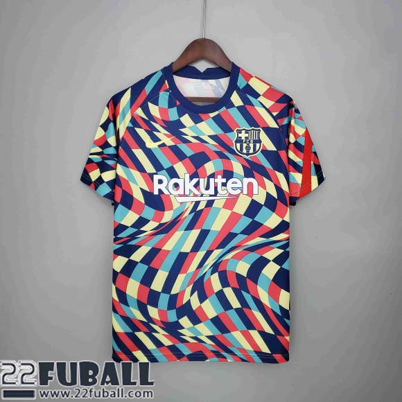 T-shirt Barcelona Dunkelblau Herren 21 22 KT09