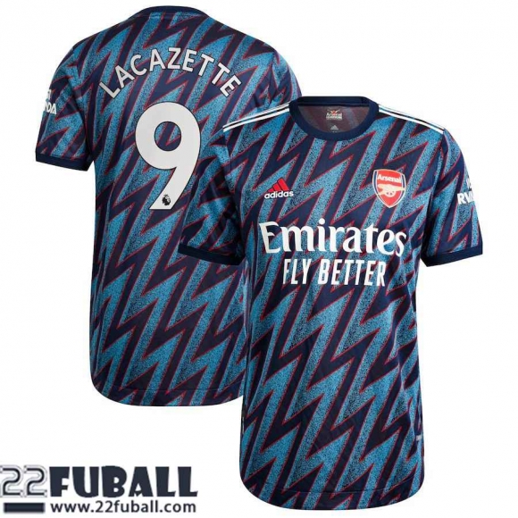 Fussball Trikots Arsenal Ausweichtrikot Herren 21 22 # Lacazette 9