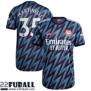 Fussball Trikots Arsenal Ausweichtrikot Herren 21 22 # Martinelli 35