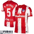 Fussball Trikots Atletico Madrid Heimtrikot Herren 21 22 # R. De Paul 5