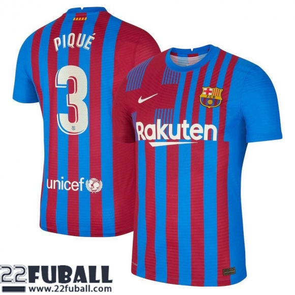 Fussball Trikots Barcelona Heimtrikot Herren 21 22 # Pique 3