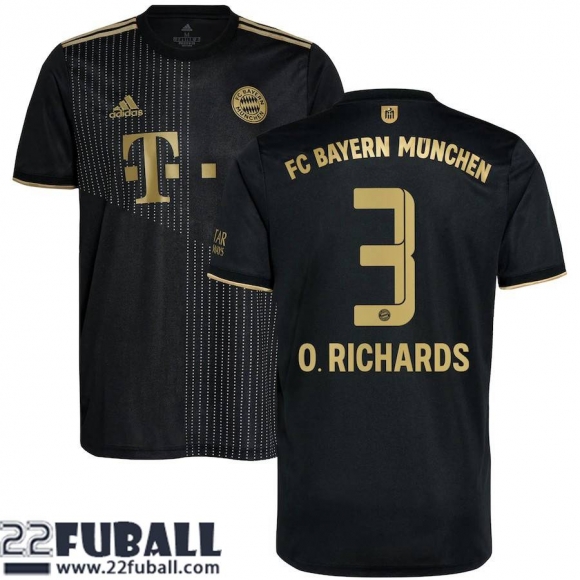 Fussball Trikots Bayern Munchen Auswärtstrikot Herren 21 22 # Omar Richards 3