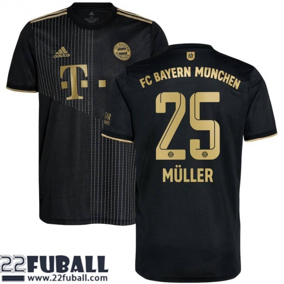 Fussball Trikots Bayern Munchen Auswärtstrikot Herren 21 22 # Thomas Müller 25