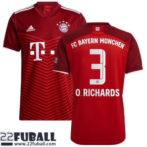 Fussball Trikots Bayern Munchen Heimtrikot Herren 21 22 # Omar Richards 3