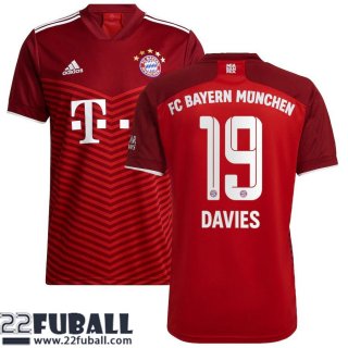 Fussball Trikots Bayern Munchen Heimtrikot Herren 21 22 # Alphonso Davies 19