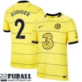 Fussball Trikots Chelsea Auswärtstrikot Herren 21 22 # Rüdiger 2