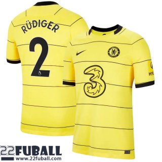 Fussball Trikots Chelsea Auswärtstrikot Herren 21 22 # Rüdiger 2