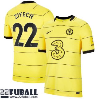 Fussball Trikots Chelsea Auswärtstrikot Herren 21 22 # Ziyech 22