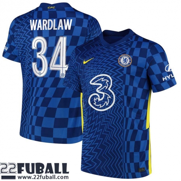 Fussball Trikots Chelsea Heimtrikot Herren 21 22 # Wardlaw 34