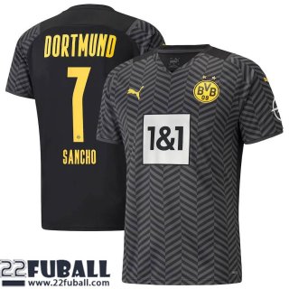 Fussball Trikots Borussia Dortmund Auswärtstrikot Herren 21 22 # Sancho 7