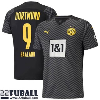 Fussball Trikots Borussia Dortmund Auswärtstrikot Herren 21 22 # Haaland 9