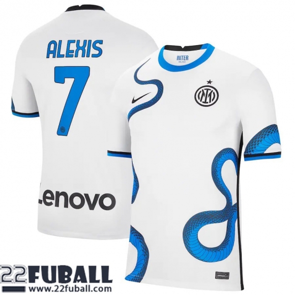 Fussball Trikots Inter Mailand Auswärtstrikot Herren 21 22 # Alexis 7