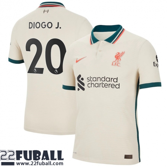 Fussball Trikots Liverpool Auswärtstrikot Herren 21 22 # Diogo J. 20