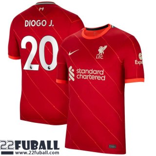 Fussball Trikots Liverpool Heimtrikot Herren 21 22 # Diogo J. 20