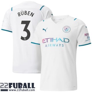 Fussball Trikots Manchester City Auswärtstrikot Herren 21 22 # Rúben 3