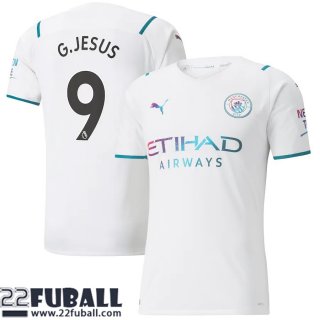 Fussball Trikots Manchester City Auswärtstrikot Herren 21 22 # G.Jesus 9