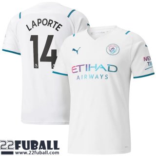 Fussball Trikots Manchester City Auswärtstrikot Herren 21 22 # Laporte 14