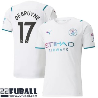 Fussball Trikots Manchester City Auswärtstrikot Herren 21 22 # De Bruyne 17