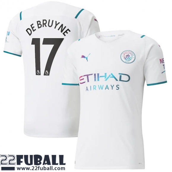 Fussball Trikots Manchester City Auswärtstrikot Herren 21 22 # De Bruyne 17