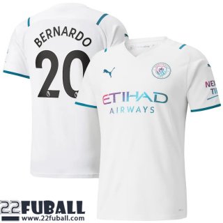 Fussball Trikots Manchester City Auswärtstrikot Herren 21 22 # Bernardo 20