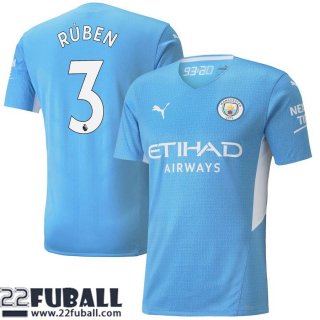 Fussball Trikots Manchester City Heimtrikot Herren 21 22 # Rúben 3